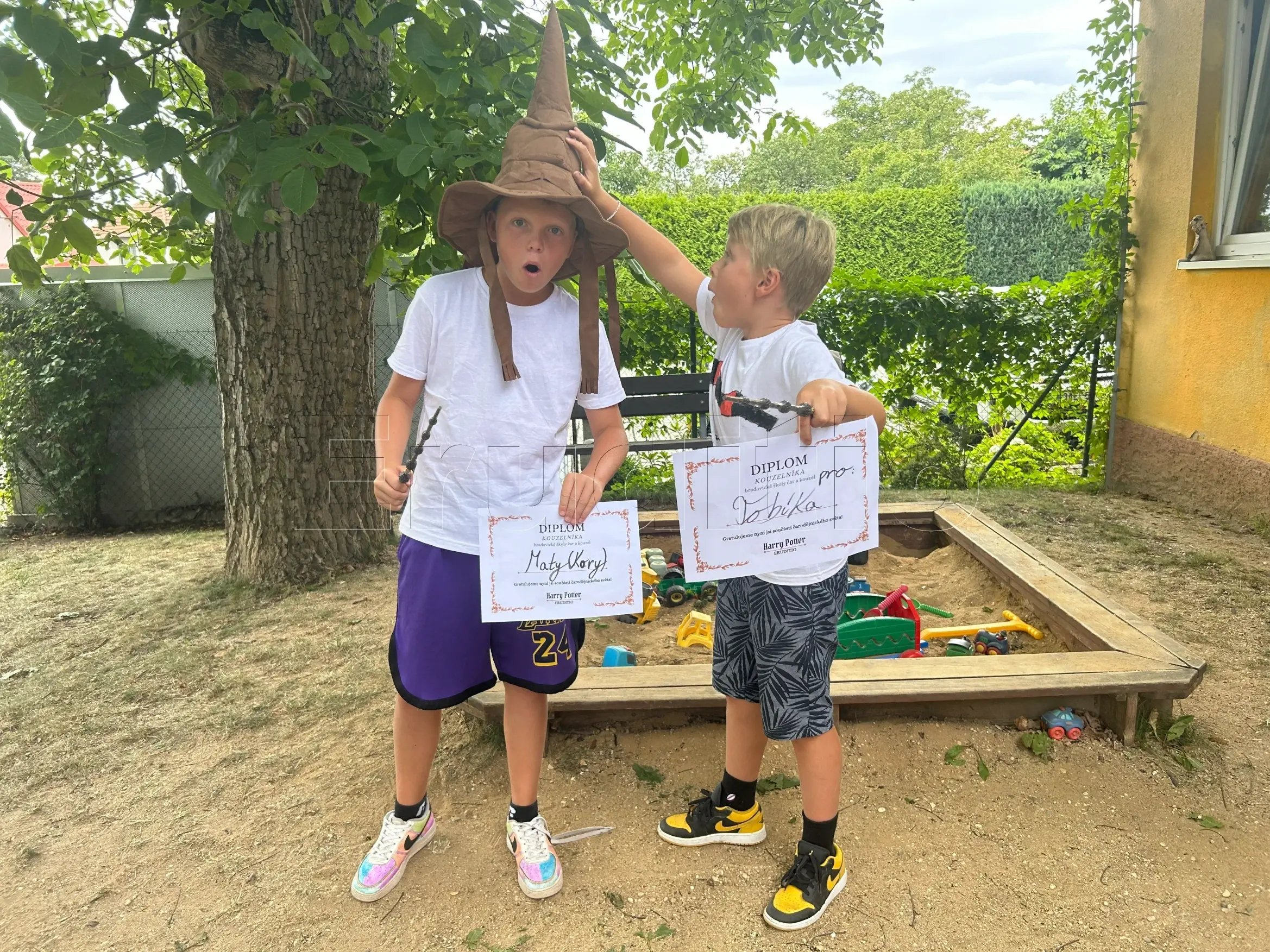 Fotka s moudrým kloboukem