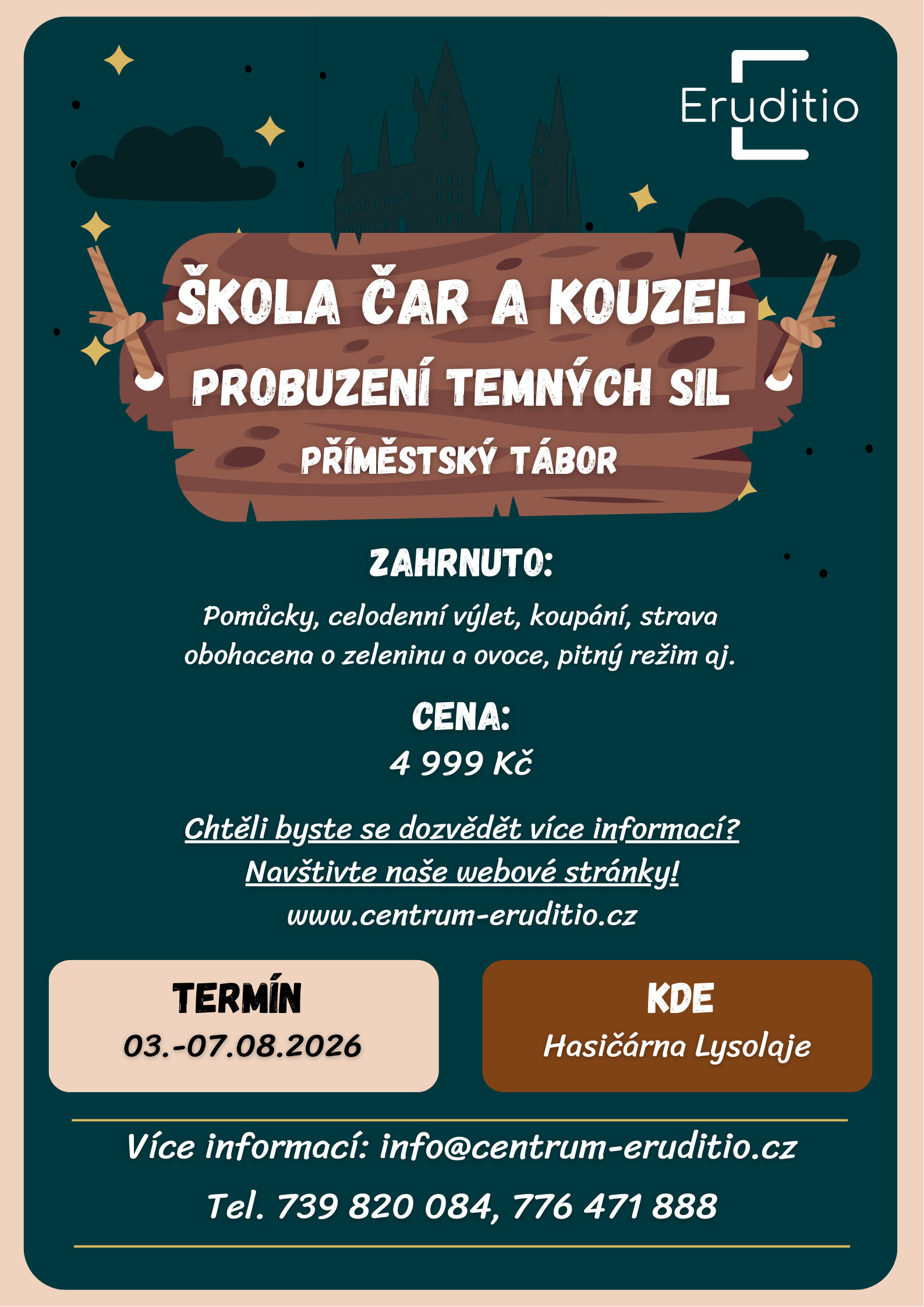 Tábor - plakát Lysolaje Harry Potter a Probuzení temných sil